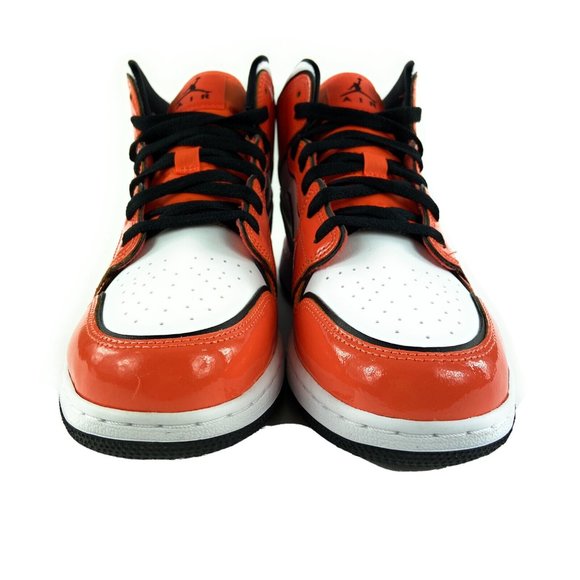 Nike Air Jordan 1 Mid SE Turf Orange Athletic Shoes BQ6931-802 Size 7 Y - Picture 5 of 10